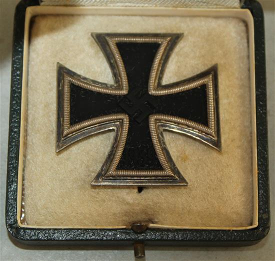 A German Third Reich 1939 iron cross,
